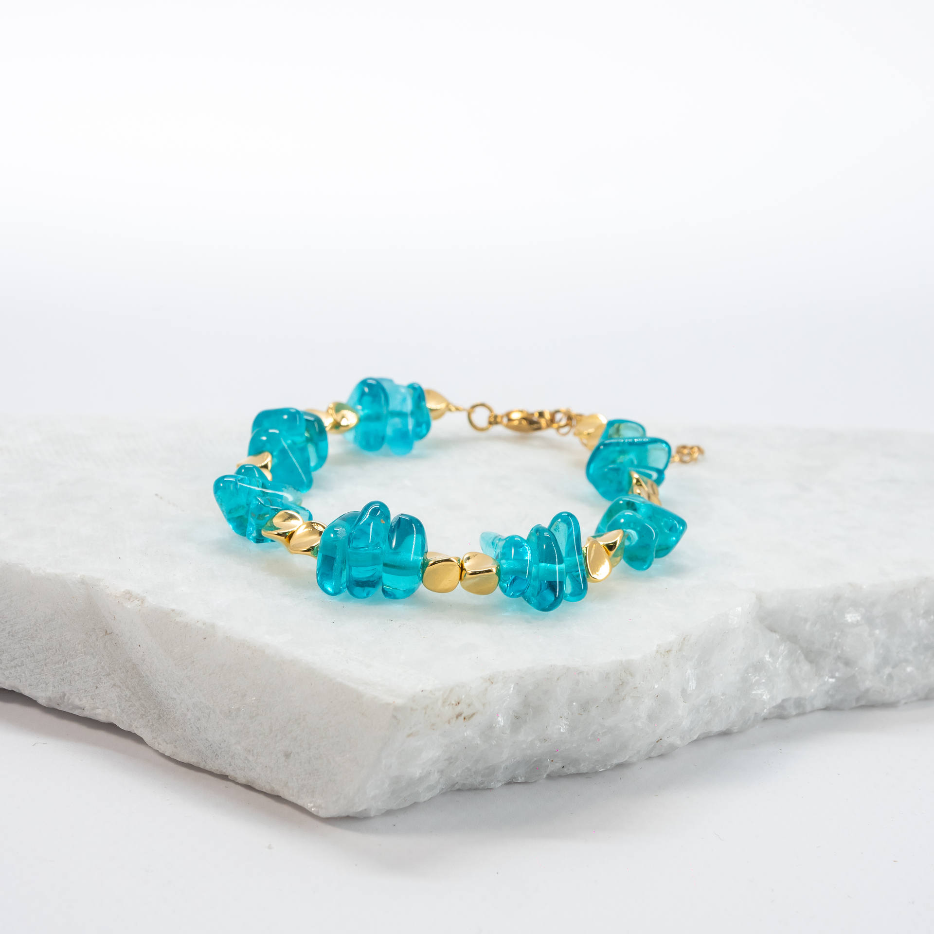 Paflasmos bombay-turquoise-blue-gold