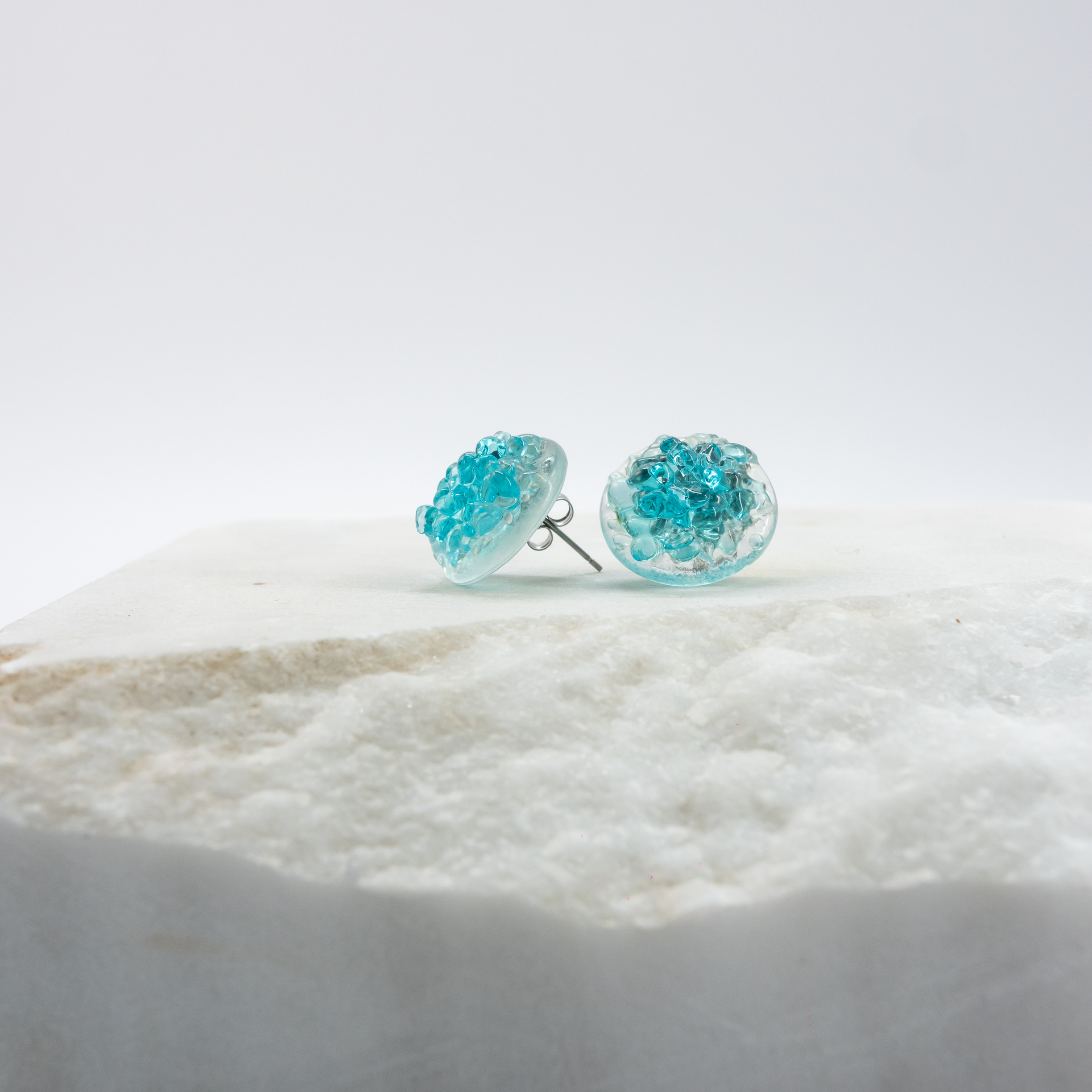 Roses bombay-turquise-blue-silver